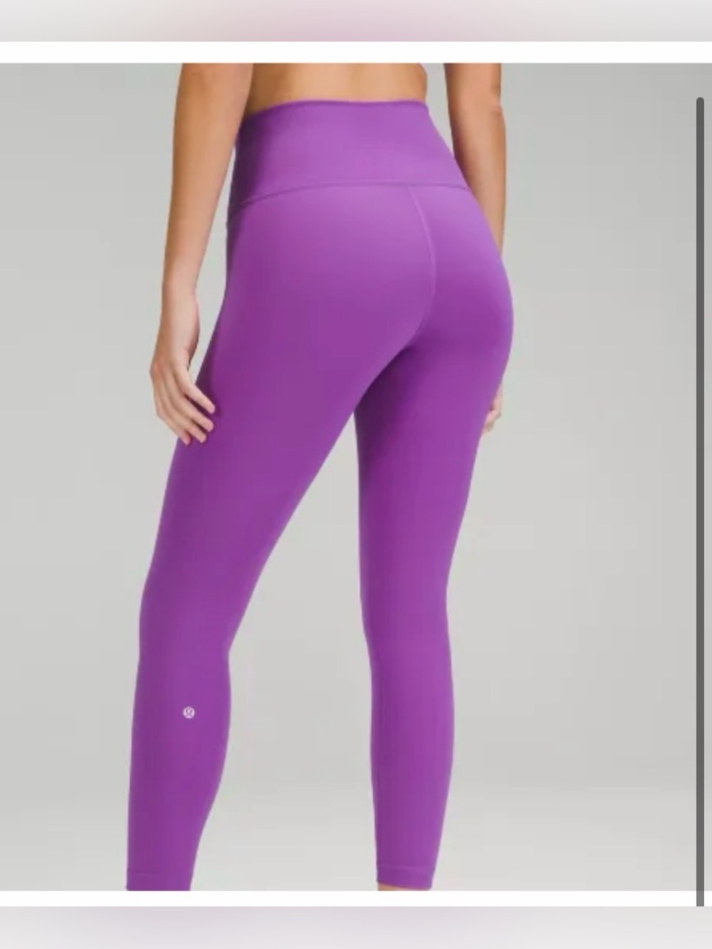 High-Waist Purple Active Leggings